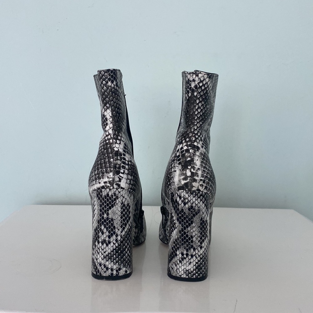 Snakeskin Booties - Picture 2 of 3